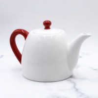 Théière de peinture à la main en poterie, impression personnalisée pour noël, la meilleure vente