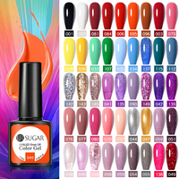 UR ZUCCHERO Fornitore Del Gel Del Chiodo 151 Colori OEM Private Label Impregna fuori Led Unghie Smalto di Colore UV Del Gel Del Chiodo
