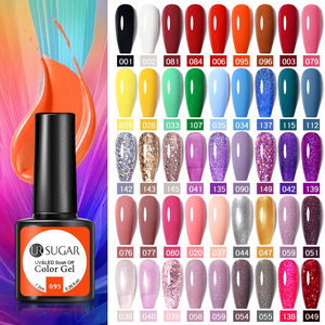 UR SUGAR Nail Gel Supplier 151 Colors OEM Private Label Soak Off Led Nails Polish Colour UV Gel Nail Polish