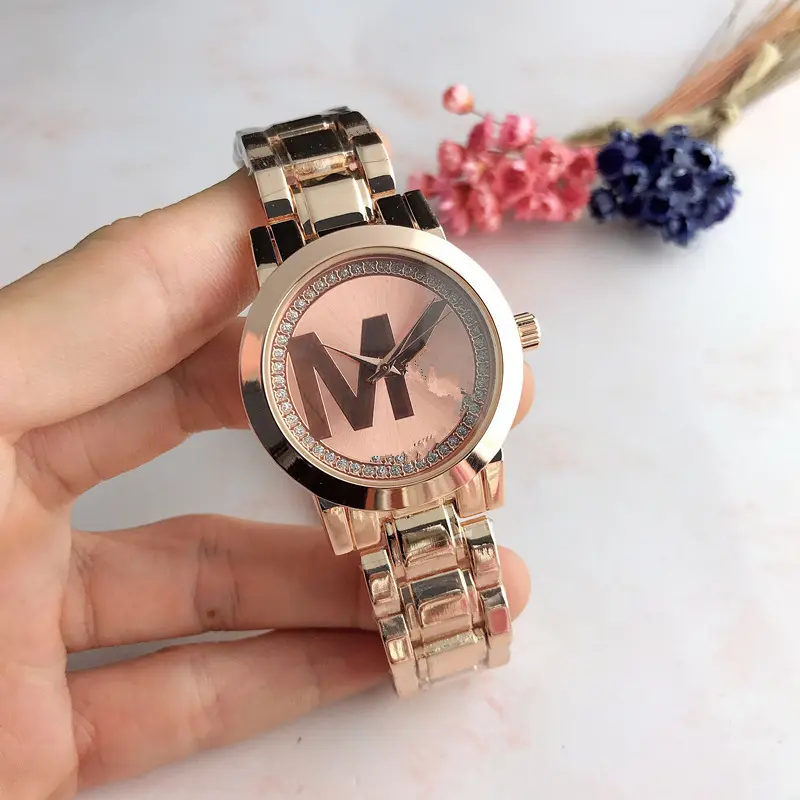 Women jewelry wristWatch Fashion Dress Watches Stainless Steel Quartz Ladies Watch Multi Color Casual Trend Women's Watch