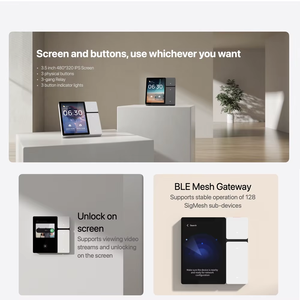 Tuya <span class=keywords><strong>3</strong></span>,5 pulgadas <span class=keywords><strong>Smart</strong></span> Mini Panel incorporado IR Gateway Mini <span class=keywords><strong>3</strong></span>-Gang Interruptor de relé de <span class=keywords><strong>3</strong></span> vías Dispositivos inteligentes para toda la casa Aplicación <span class=keywords><strong>WiFi</strong></span> accesible - Product Image 6