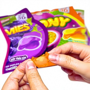 OEM ODM Halal 150g Caramelos de Goma Masticables Suaves y Jugosos con Sabor a Melocotón, Etiqueta Privada, Fábrica Busca Distribuidores - Product Image 1