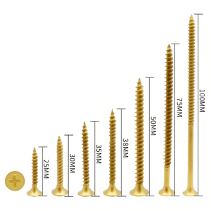 M2 M3 M4 M5 M6 Yellow Zinc Stainless Steel Countersunk Head Chipboard Self-tapping Self Drilling <strong>Wood</strong> <strong>Screws</strong> - Product Image 5