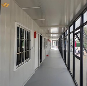 Oficina de contenedores de acero prefabricada de 20 pies y casa de un solo dormitorio Hungría-Casa pequeña de paquete plano soldada de Hungría - Product Image 5