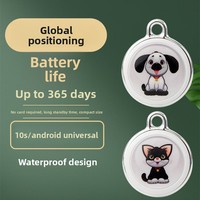Localisateur GPS pour animaux de compagnie et chiots Collier de suivi sans fil bidirectionnel étanche IP67 avec positionnement Bluetooth
