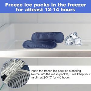 Estuche Refrigerador Portátil Impermeable de EVA para Insulina - Caja de Viaje Colorida para Pluma de Inyección, Bolsa Refrigerada con Múltiples Compartimentos Personalizable - Product Image 2