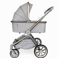Poussette Bébé Luxe 3-en-1 Pliable Haut de Gamme avec Panier Rehausseur, Vente en Gros, Logo Personnalisé, OEM