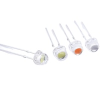 Lampe LED à prix d'usine, blanc neutre, 5mm/3mm/4mm/8mm/10mm, lentille diffuse tricolore, garantie 4 ans, CRI élevé 80