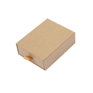 Spot wholesale Kraft paper jewelry box jewelry earrings ring necklace bracelet drawer box
