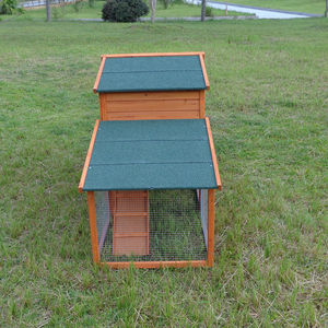 Toptan katı desen ahşap tavuk kümesi evler tavşan Pet Hutch kafes malzemeleri - Product Image 4