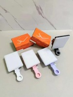 Mini anneau lumineux LED rechargeable USB en ABS, avec clip, pour selfie, beauté et éclairage d'appoint pour téléphone portable - Vente en gros