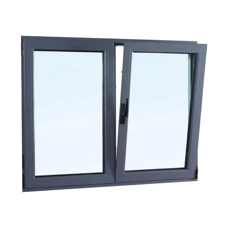 Porta e janela de PVC para preço de fábrica, usando janelas de batente de plástico Upvc com preço mais barato