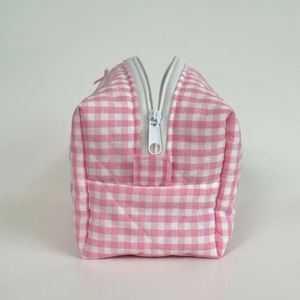 Pochette de voyage matelassée en coton écologique, réutilisable, légère, recyclable, personnalisable, pour femme, avec fermeture éclair - Product Image 2