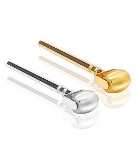 Rodillo <span class=keywords><strong>Derma</strong></span> de hielo de enfriamiento Facial Cryo Sticks Rodillo facial para masajeador facial en color dorado claro - Product Image 3