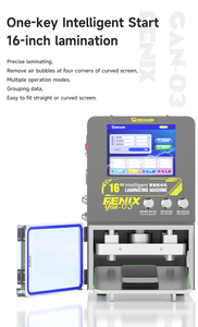 Machine à laminer OCA LCD MECHANIC GAN-03 Fenix pour écran droit ou incurvé de 16 pouces, compatible avec les laminateurs, outil de <span class=keywords><strong>réparation</strong></span> intelligent à vide - Product Image 4