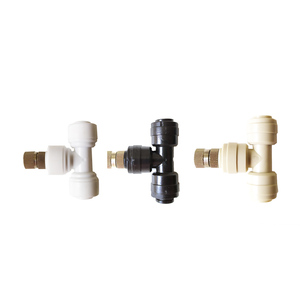1/4 ''<span class=keywords><strong>T</strong></span> forme trois voies connexion rapide RO eau système d'osmose inverse connecteur de <span class=keywords><strong>raccord</strong></span> <span class=keywords><strong>pour</strong></span> <span class=keywords><strong>tuyau</strong></span> 1/4'' <span class=keywords><strong>tuyau</strong></span> 6.35 MM - Product Image 1