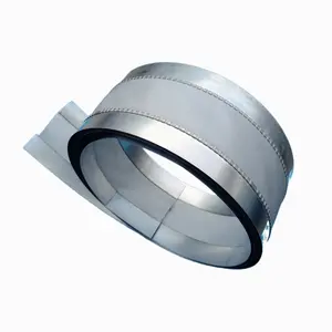 Hot Sell 75/100/75 Mm HVAC System Quick Install Joint Silicon PVC Flexible Duct Connector