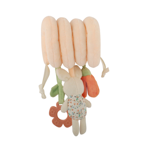 <span class=keywords><strong>Jouet</strong></span> en <span class=keywords><strong>spirale</strong></span> pour berceau de bébé suspendu en polaire douce écologique avec peluche lapin et anneau de dentition pour <span class=keywords><strong>poussette</strong></span> et siège d'auto Mobiles d'activité - Product Image 2