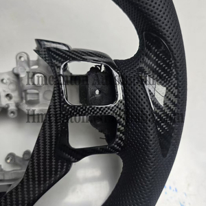 Nuevo Producto, Volante Deportivo de Fibra de Carbono con Empuñadura de Cuero Perforado para Lexus ES250 RX300 RX - Product Image 4