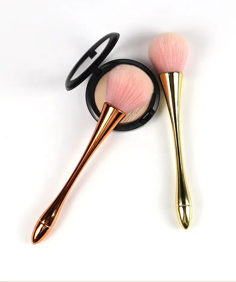 Fashion Rose Gold Slim Waist Makeup Brushes Luxury Professional Private Label Makeup Brush