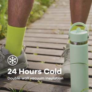 Thermos portable en acier inoxydable Cutraw Keep With Sp Cold 24H pour la randonnée - Product Image 2