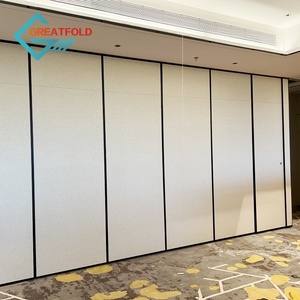 65Mm 85Mm 100Mm Khung Nhôm Nội Thất Tường Hoạt Động Văn Phòng Phòng Hội Nghị Divider Di Chuyển Phân Vùng Trượt Vách Ngăn - Product Image 6