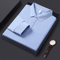 Chemises Polo Homme Personnalisées avec Logo, 100% Polyester, Manches Longues, Blanches, 185GSM, Unisexe, Uniformes de Travail, Vente en Gros pour Équipes