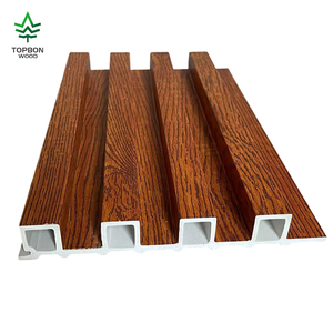 WPC moderno pannello di parete <span class=keywords><strong>per</strong></span> <span class=keywords><strong>interni</strong></span> Decore fogli PVC tavole di Decking, flessibile soggiorno copertura della parete - Product Image 3