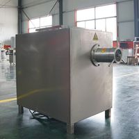 Mesin Penggiling Daging Beku Besar Stainless Steel Listrik Komersial Industri