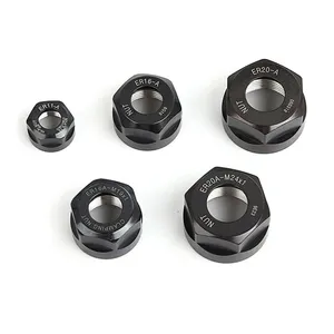 40CrMo noir ER écrou pince mandrin écrou hexagonal pour porte-outil de mandrin CNC