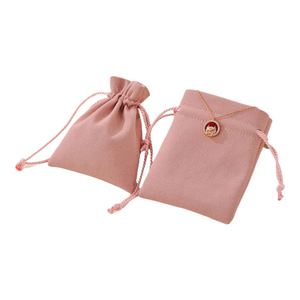 Bolsa de Terciopelo para Guardar Joyas, con Cordón en Forma de Capullo de Microfibra, para Anillos, Aretes, Collares, Otros Accesorios y Dispositivos Bluetooth - Product Image 4