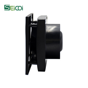 Ventilador de Extracción Eléctrico Personalizado OEM/ODM para Montaje en Pared, para Ventilación de Baños y Cocinas, con Temporizador de Apagado, Negro/Blanco - Product Image 2