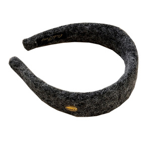 Autunno inverno elegante Versatile fascia larga in lana etichetta oro fermaglio per <span class=keywords><strong>capelli</strong></span> per corona alta per <span class=keywords><strong>capelli</strong></span> randagi - Product Image 5