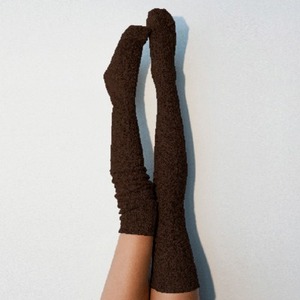 Hiver Chaud Longues Chaussettes Femmes <span class=keywords><strong>En</strong></span> Tricot Épais Bas Cuisse Haute Chandail Chaussettes - Product Image 4