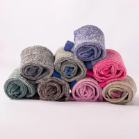 Chaussettes de sport en laine 53% laine antidérapantes anti-odeurs en tissu éponge pour sports de plein air, randonnée, ski, tailles M36-38 L39-41 avec tube mi-haut