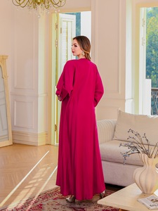 Store Treasures Elégante Abaya brodée arabe Robes musulmanes festives deux pièces pour femmes Robes du Moyen-Orient grande taille - Product Image 3