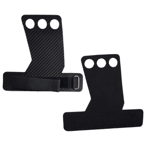 Carbon Leather Breathable Anti-Slip Gymnastic Pull-<b>ups</b> Grips for Fitness Training - Product Image 1