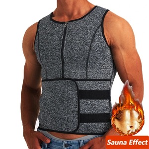 Entraîneur de taille et de sueur pour hommes, ceinture amincissante, <span class=keywords><strong>gaine</strong></span> pour perte de poids et de <span class=keywords><strong>ventre</strong></span> - Product Image 3