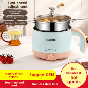 <span class=keywords><strong>Olla</strong></span> Eléctrica Portátil de Acero Inoxidable, Multifuncional, Antiadherente, para Uso Doméstico y Hotelero - Product Image 2