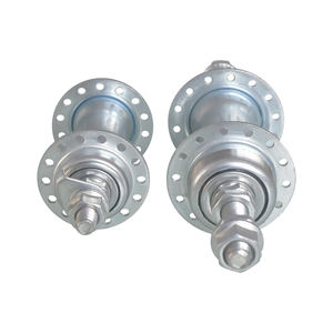 Roda Sepeda Gunung/BMX Depan/Belakang dengan Desain Tersegel 28 Jari-jari, Model Mur As Roda Baja yang Dapat Dipasang dengan Baut - Product Image 4