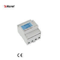 Medidor de Electricidad Inteligente Trifásico Acrel ADL400 3x230/400V RS485 Modbus, Medidor de Energía Multifunción con Registro de Datos, Clase IP30 0.5