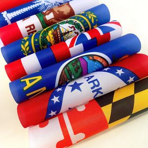 Drapeau de bureau en polyester, best-seller 2026, drapeau mondial personnalisé, style fanion de bureau, impression numérique durable - Product Image 4