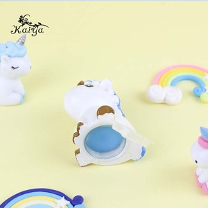 <span class=keywords><strong>Baume</strong></span> à lèvres <span class=keywords><strong>licorne</strong></span>, doux, de couleur bleue, pour enfants - Product Image 4