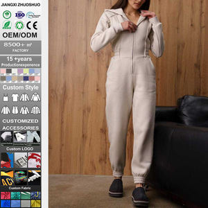 Combinaison de sport décontractée à manches longues <span class=keywords><strong>avec</strong></span> fermeture éclair pour femme, nouvelle mode printemps automne hiver, sweat-shirt cargo, combinaison de sport - Product Image 3