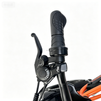 Vélo électrique 7 vitesses, freins à disque mécaniques, pneus 16 pouces, phares avant, suspension avant, 60 km d'autonomie, batteries lithium 48V 500W