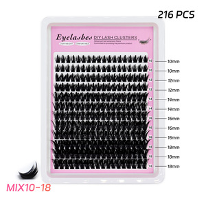 Manga <b>Lash</b> <b>Clusters</b> Dense Spikes Wispy <b>Cluster</b> Eyelash Extensions Mix length Fluffy Eyelashes Individual <b>Lash</b> Extension - Product Image 6