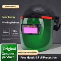 Máscara de Soldadura con Oscurecimiento Automático para Soldadura por Arco de Argón y Soldadura Eléctrica, Modelo HL-1220 de Material PC Desechable, Marca Shandong