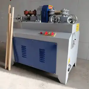 Máquina de limpar madeira automática, bastão redondo com vassoura e máquina multifuncional