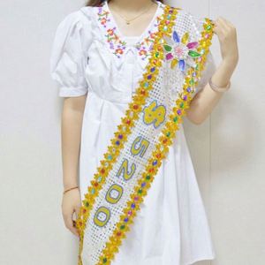 Cinta de satén de alta calidad para futura novia y futuro novio, venta caliente de fábrica china - Product Image 2