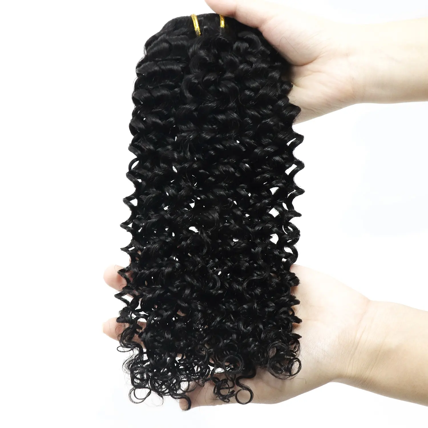 2022 New Products Natural Virgin Clip In Hair Extension Kinky Curly Clip Ins For Black Women